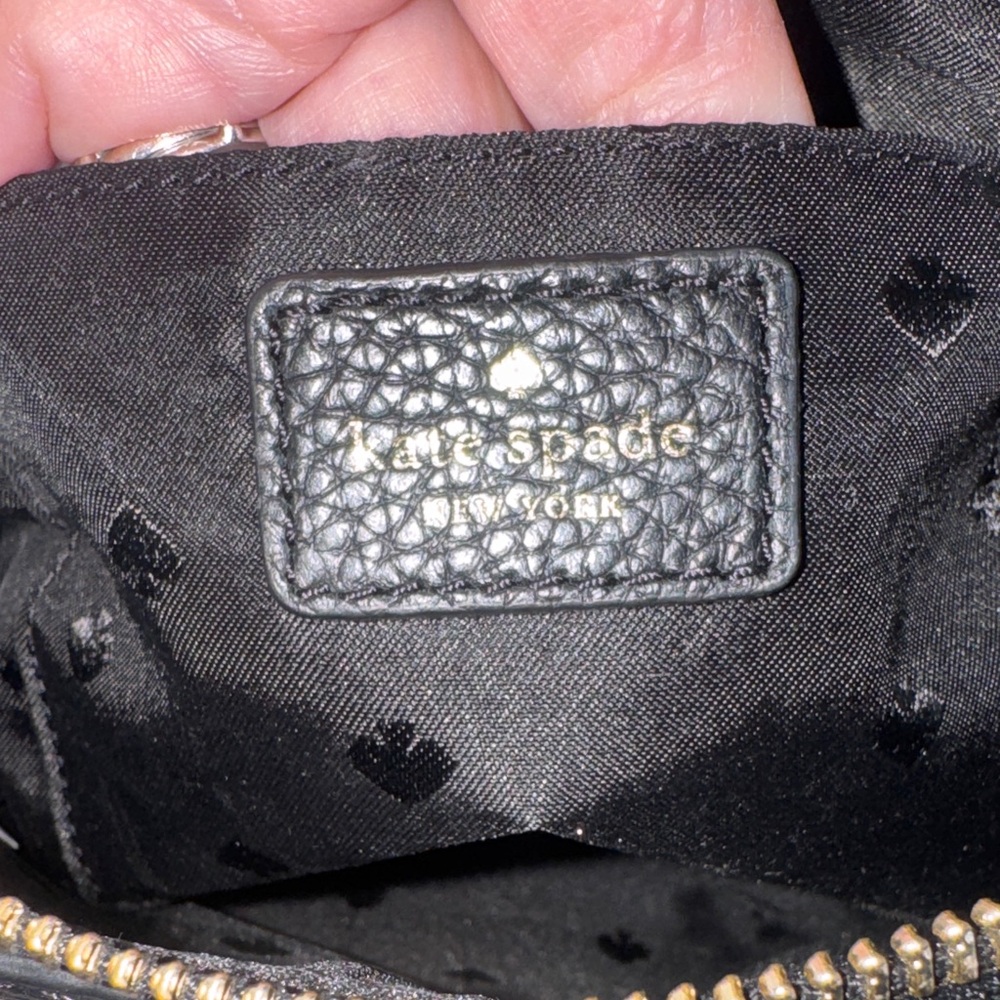 Kate Spade Textured Black Crossbody Bag - Picture 8 of 11